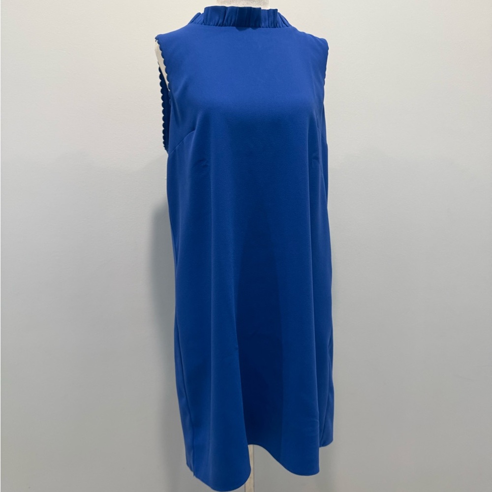 Lilly Pulitzer Blue Sheath Mini Dress Mock Neck Sleeveless NWT (see description)